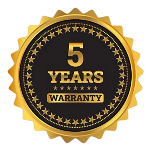 Extended 5 years warranty