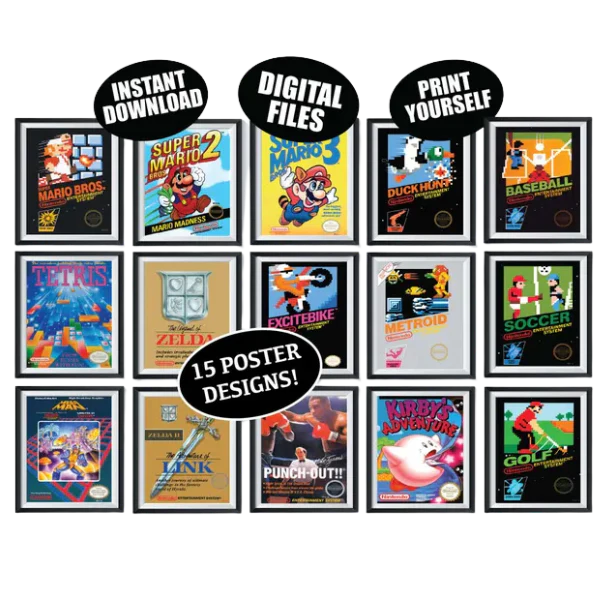 + FREE Retro Video Posters