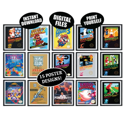 + FREE Retro Video Posters